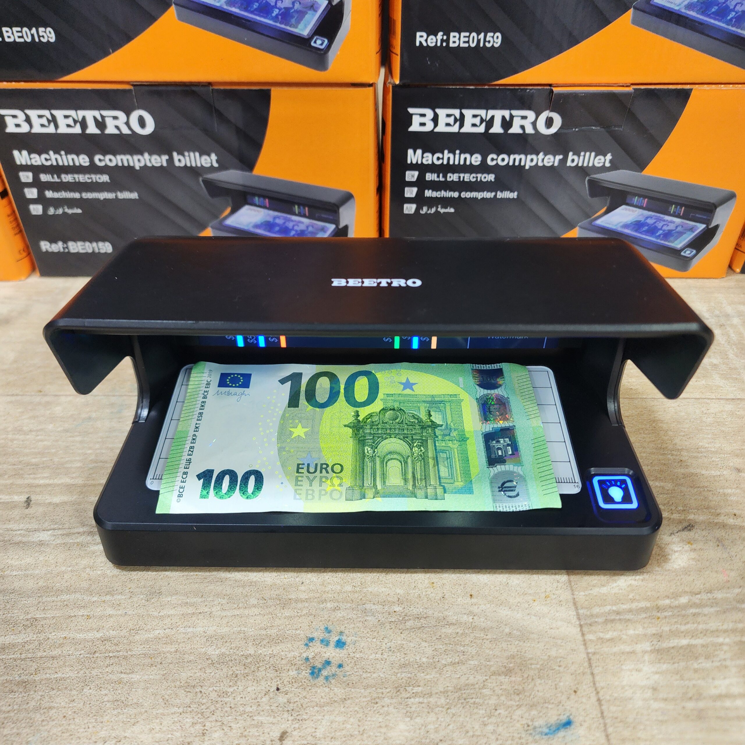détecteur de fausse monnaie BE0159