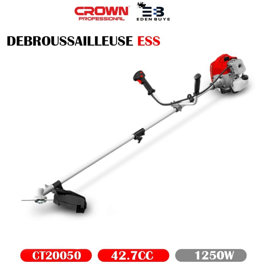 Debroussailleuse Coupe-Herbe Essence 1250w 42.7cc CROWN