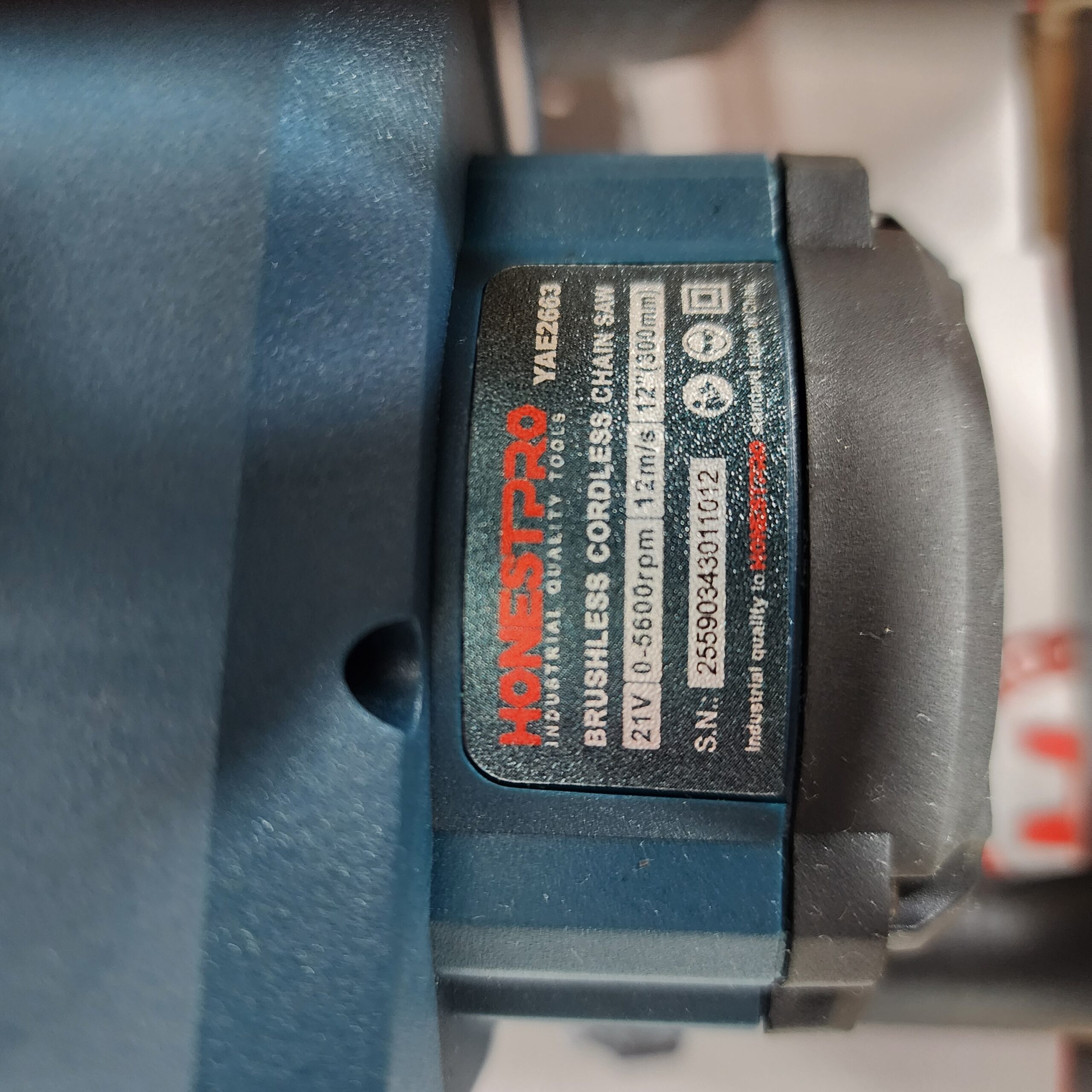 Scie à chaîne sans f4il et sans balais 21v HONESTPRO YAE2663 - Image 6