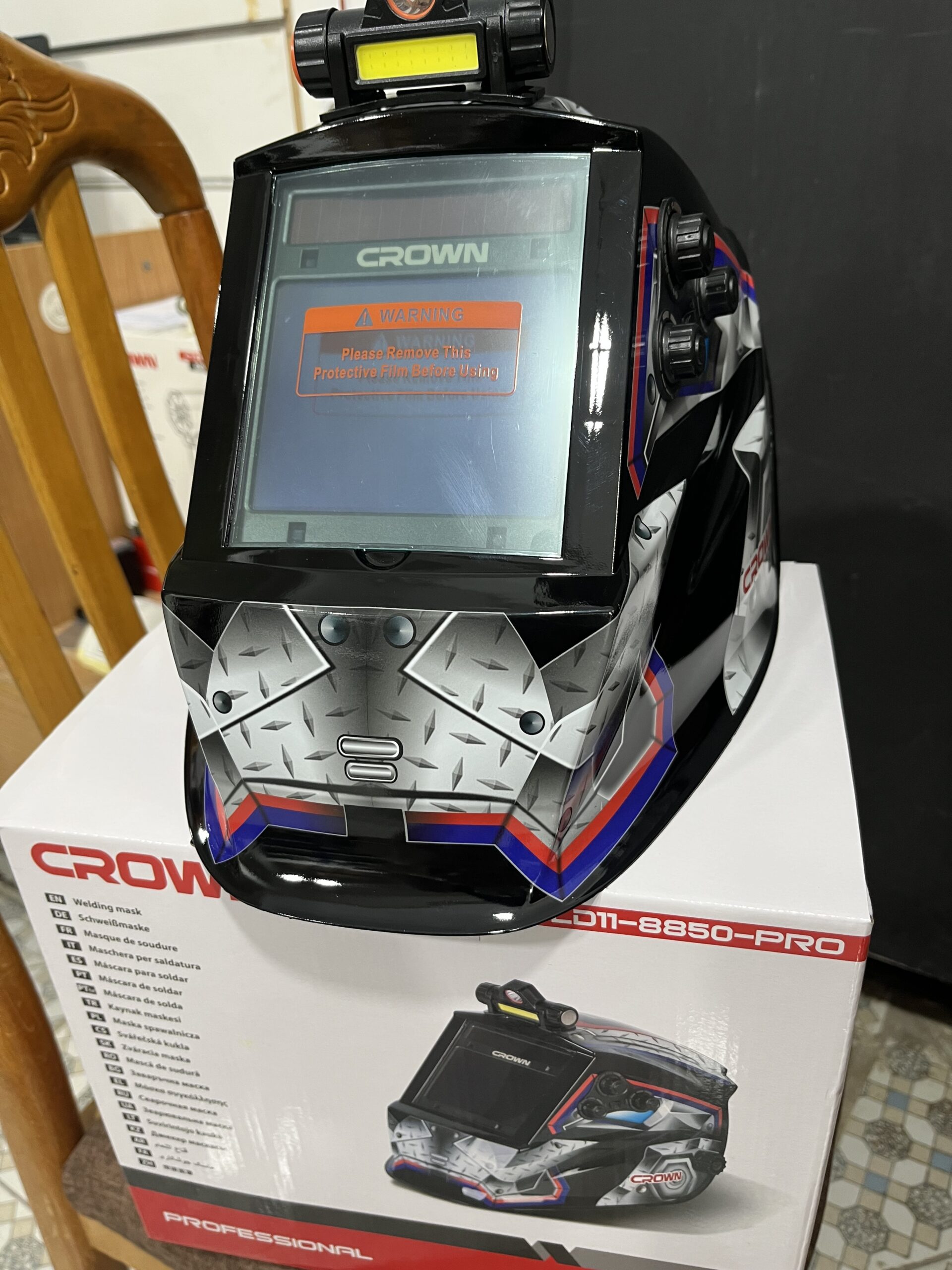 CASQUE SOUDURE CROWN DIGITAL LD11-8850-PRO