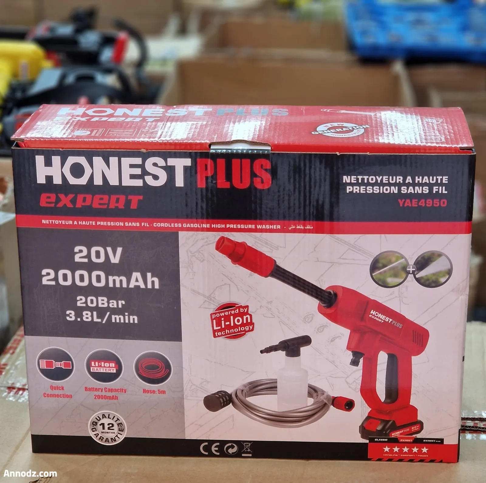 Nettoyeur haut pression yae4950 honestplus 20v - Image 3