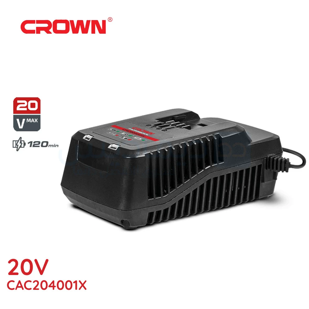 Chargeur Batterie Fast Charge 20V 4.0Ah 100W CROWN CAC204001X