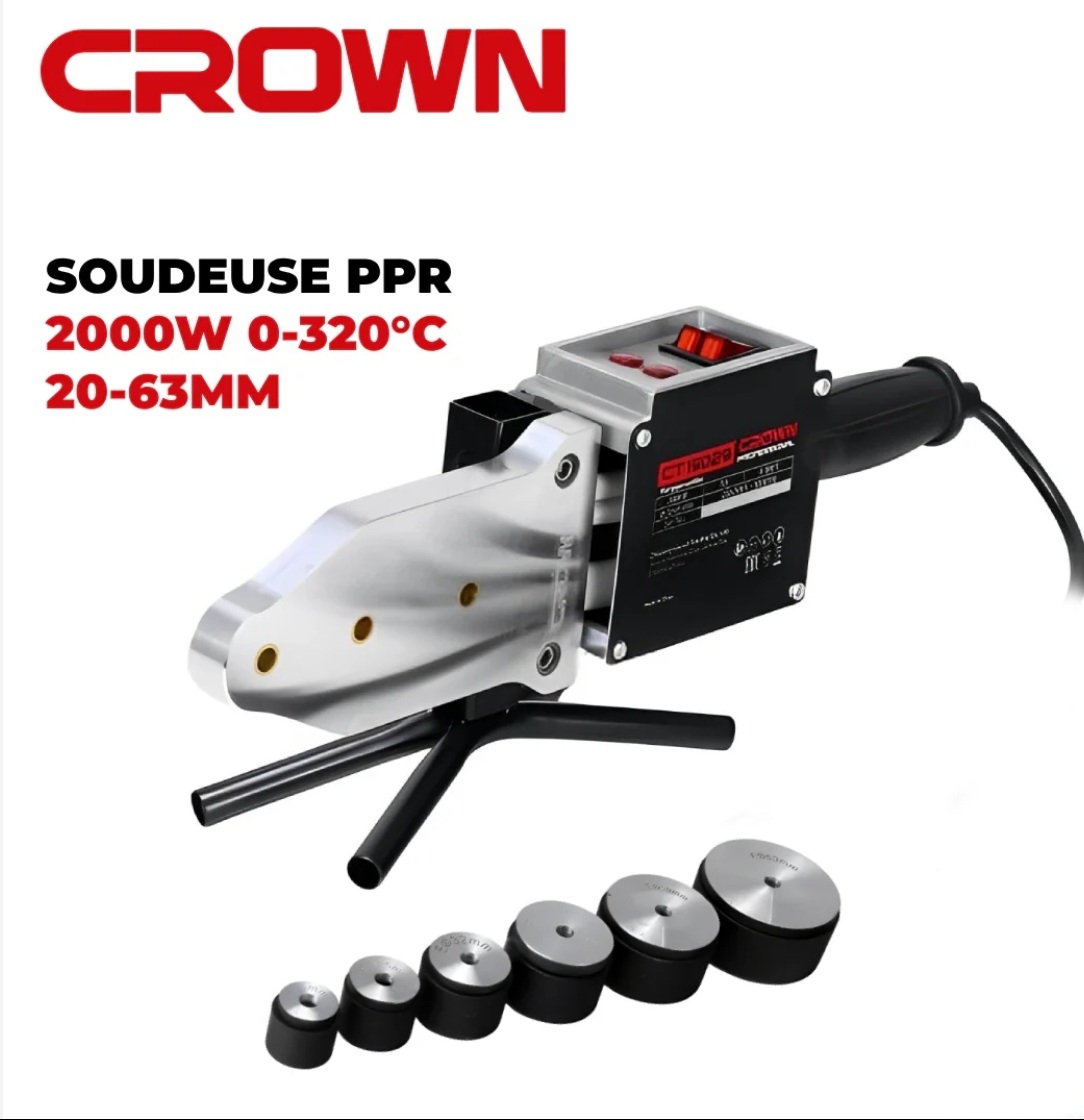 Soudeuse Thermique 2000W 300°C CROWN CT19029MC