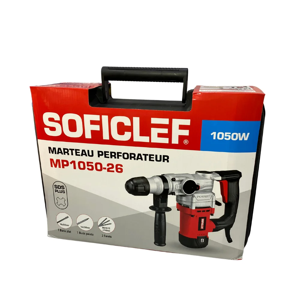 MARTEAU PERFORATEUR 1050W SOFICLEF MPZ1050-26 - الصورة 2