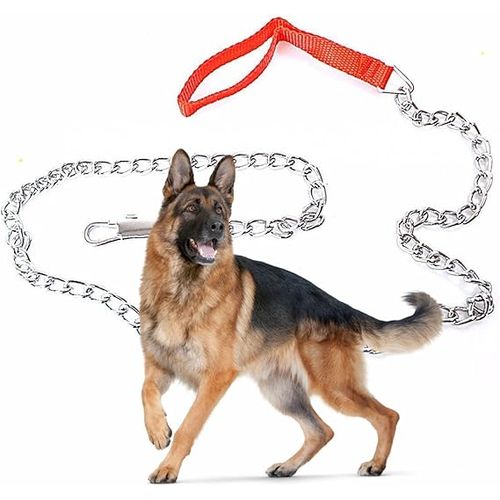 Chaîne pour chien 4 mm – Rouge, longueur 1,50 cm - الصورة 2