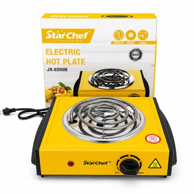 Plaque Chauffante Électrique 1000W jaune StarChef JX-8500B