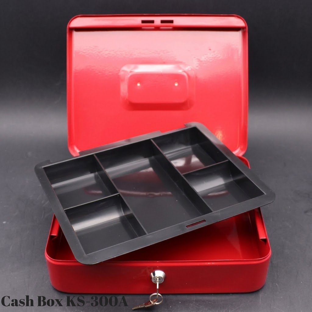 Caisse à monnaie à serrure à clé KS-300A