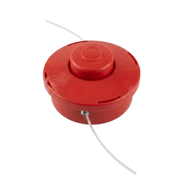 Tête a fil de rechange universelle pour débroussailleuse à essence M10 x 1,25, double fil (rouge)